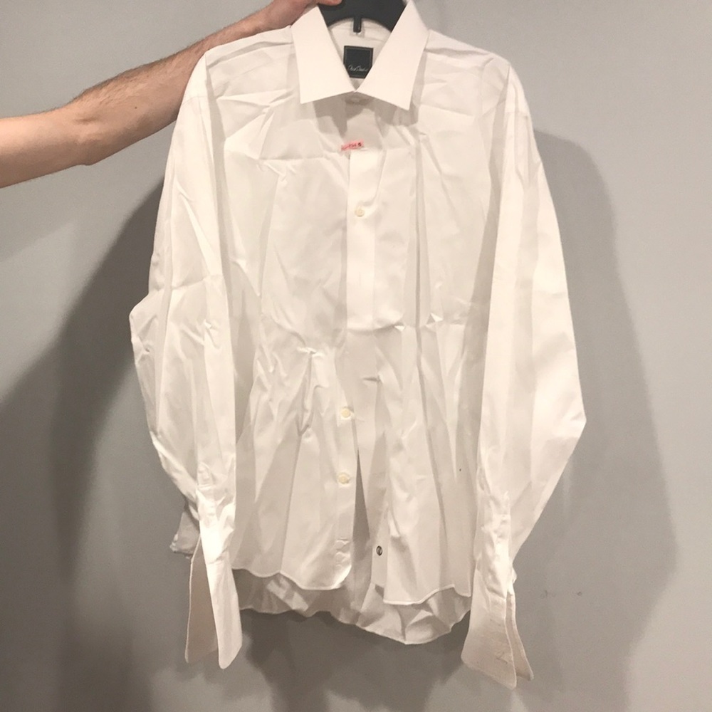 White shirt, David Donahue